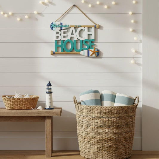 Comfy Hour Decorative Signage, 8 inches, Blue, Multicolor