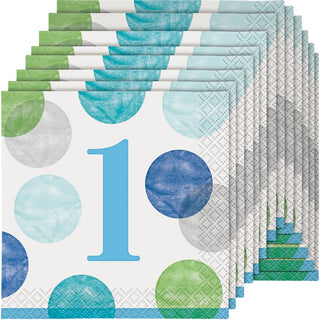 Unique Industries 73301 Beverage Napkins, 16 Count