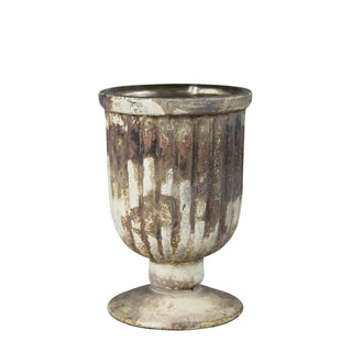 HomArt Vase, Antique Silver and Copper