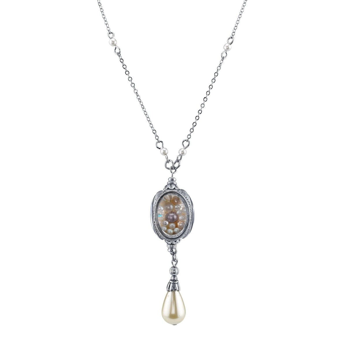 1928 Jewelry Company Necklace, One Size, Silver