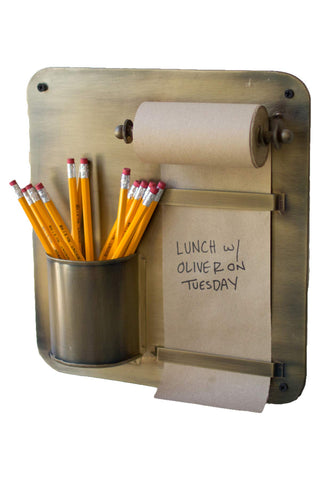 Kalalou Storage Rack, 3" Width x 11" Length x 12" Height, Brass