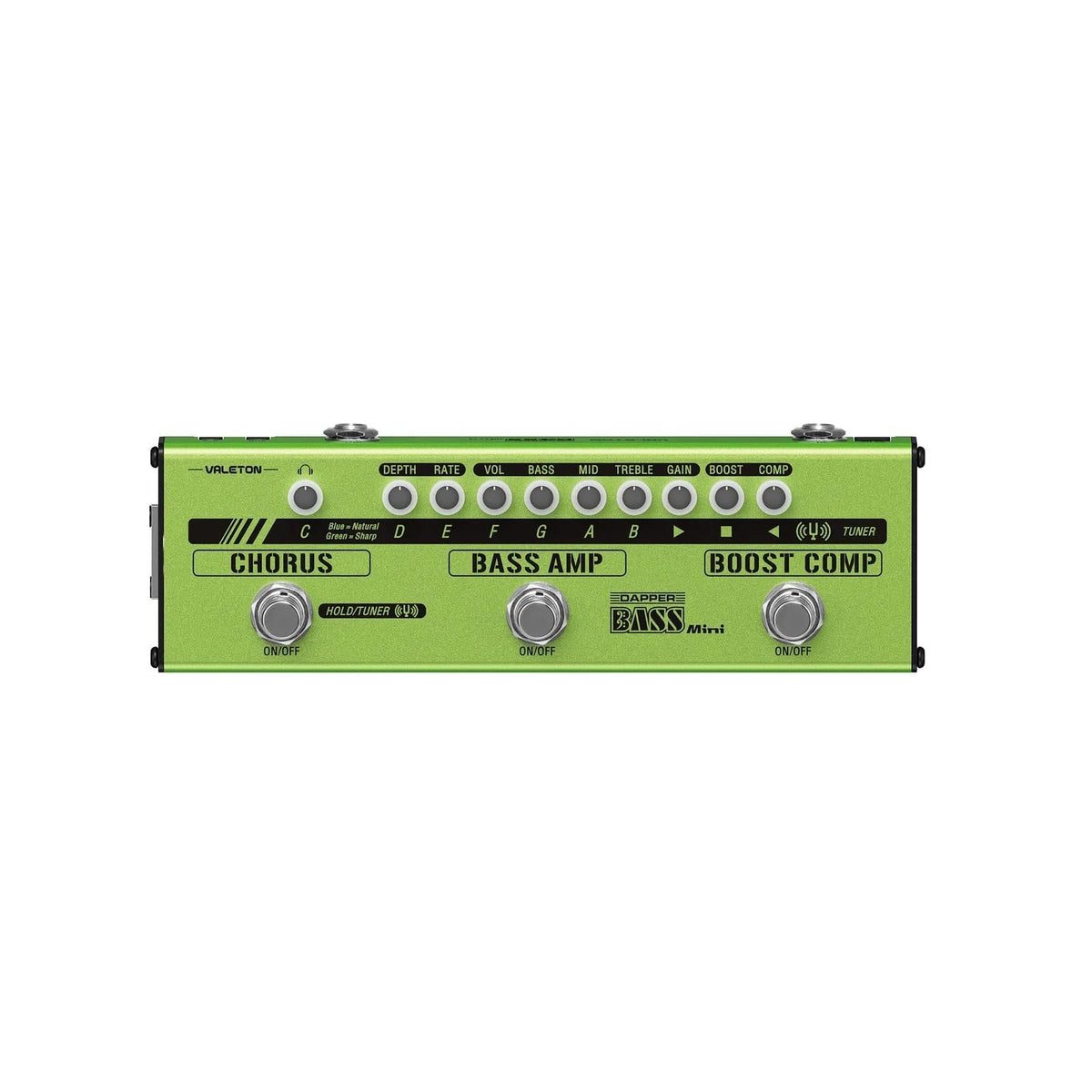 Valeton Guitar Effect Device, Green, multi effect