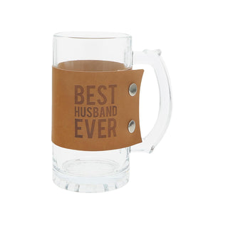 Pavilion Gift Company Drinking Cup, 16 Ounces, Clear and brown