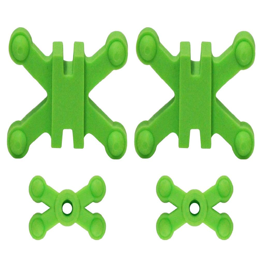 Bowjax Rev.Crossbow Kit Split Limb 15/16" Gap, 2 Stirrup dampeners Green