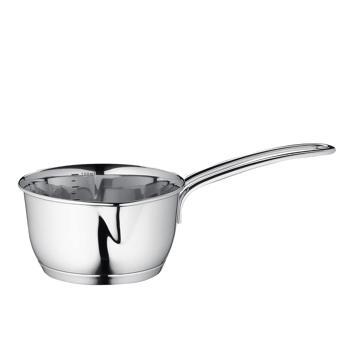 Frieling Küchenprofi Stainless Steel Saucepan with Clad Bottom, 8-Ounce,Silver