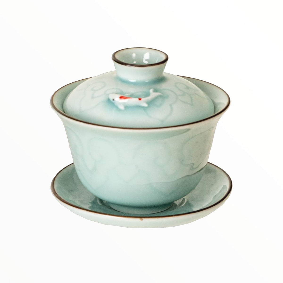 Urban Tokyo Drinking Cup, 5 fl oz, Sky Blue Koi