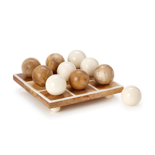 Two's Company Tabletop Game, 8 inch, Natural