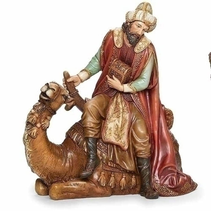 Joseph's Studio by Roman, Christmas Nativity Collection, 18" H King ON Camel; 19" Scale, Home Décor, Devout Gift, Prayerful Inspiration (16x11x18)