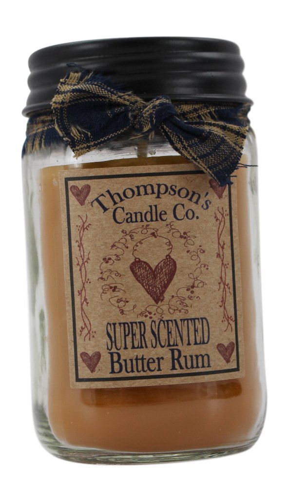 Thompson's Candle Co. Candle, 16oz., Brown