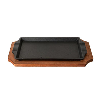 Urban Tokyo Griddle Plate, Rectangular 10 inch, Black