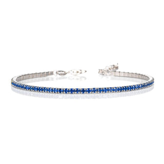 namana Bracelet, Adjustable, Silver-Blue