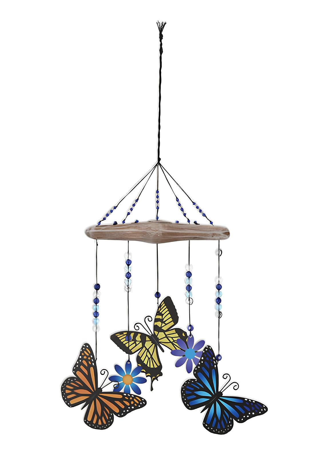 Sunset Vista Designs Butterfly Chime, 10-inch Height, Home Decor, Noisemaker, Outdoor Accent
