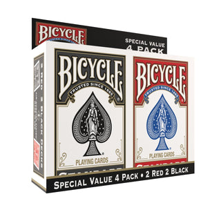US Playing Card Bicycle Playing Cards - Poker Size - 4 Pack