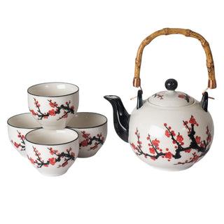 Urban Tokyo Teapot, 30 ounce set, White