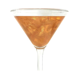 Ultimate Baker Snowy River Cocktail Glitter - Kosher Natural Drink Glitter, Wine Glitter, Beer Glitter, Beverage Glitter (4 Gram, Orange)