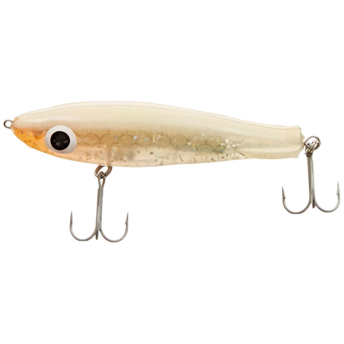 Paul Brown Fishing Hook, One Size, Bone Back/Silver Whisker Glitter