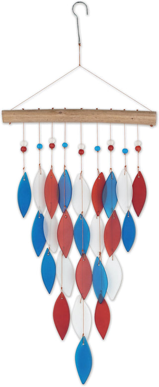 Sunset Vista Designs Wind Chimes - Patriotic Arrow Falls Wind Chime, 25.5" Long