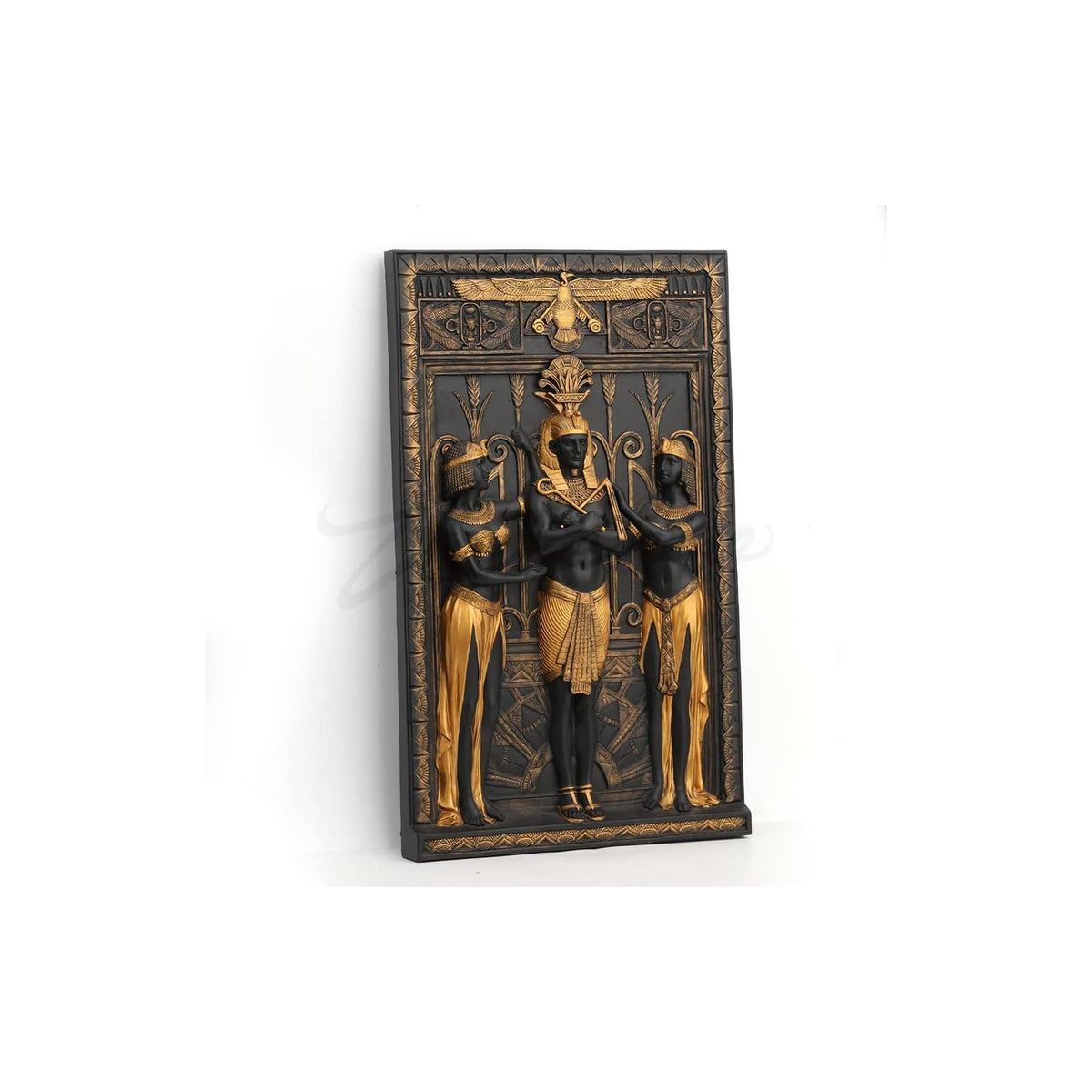 Veronese Design Wall Art, 16.1"L x 9.9"W, Black Gold