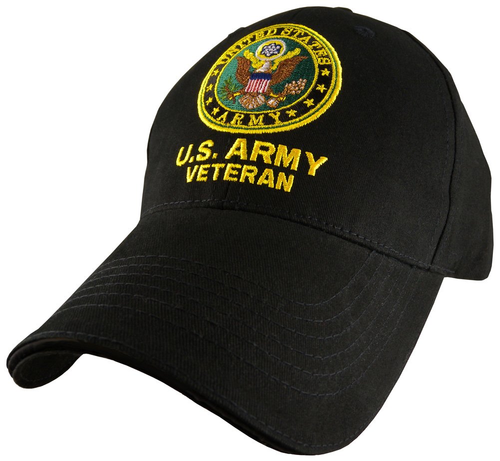 EAGLE CREST Hat, Black, Embroidered