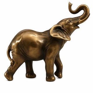 Comfy Hour 6.7 Inch Elephant Decor Statue, Trunk Up