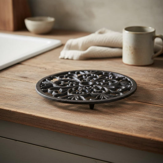 Comfy Hour Trivet, Black, Lodge