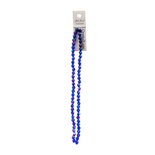 John Bead Craft Bead, 6mm, Transparent Sapphire AB