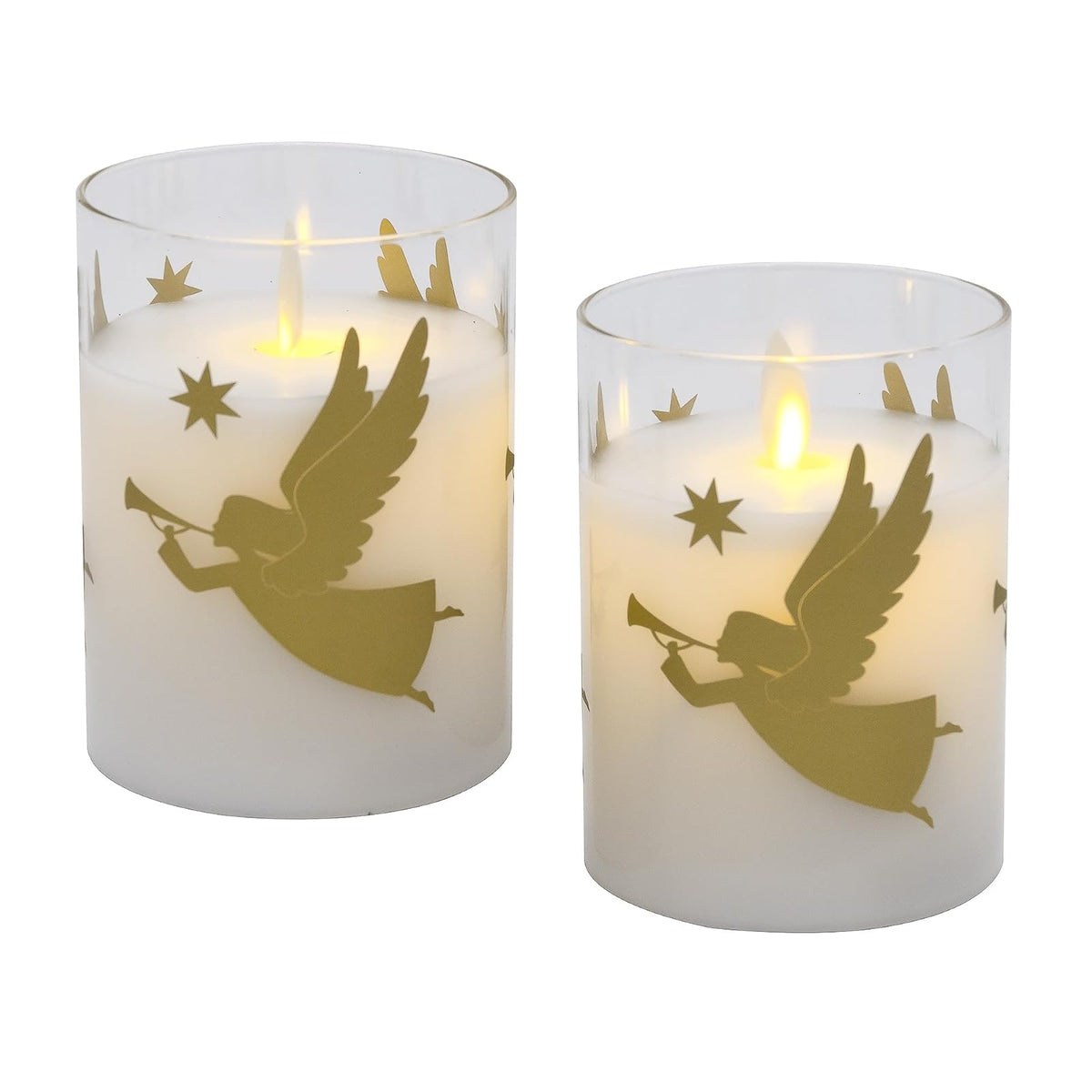 Lumabase Lamp, 3 inches (D) x 3 inches (W) x 4 inches (H), Gold
