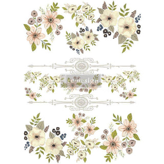 PRIMA MARKETING INC Iron On Transfer Design, Painted Florals, Multi