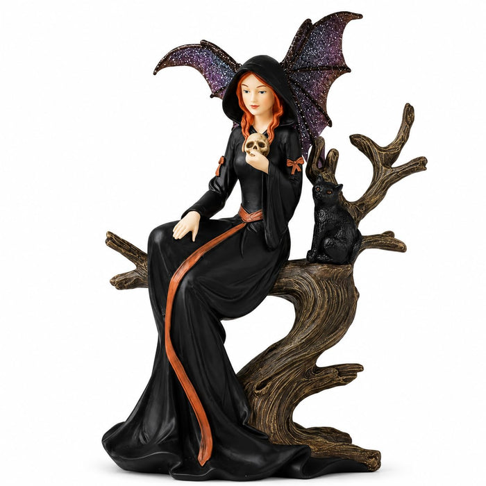 Comfy Hour 7.5 Inch Witch Figurine, Dark Fairy Statue