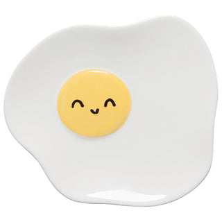 Danica Jubilee Dishware Plate, W6.25 x L5.75in, Funny Food Egg