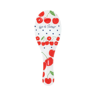 Pavilion Gift Company Spoon Rest, 9.25", Red, green, and white