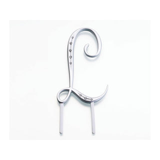 Lillian Rose Cake Topper, 4.5" L, Silver