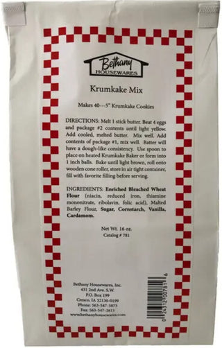 Bethany Housewares 781 Krumkake Mix 16 oz