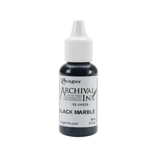 Ranger Liquid Ink, 5 fl oz, Black Marble