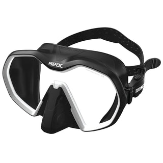 SEAC Dive Mask, Standard, black/white