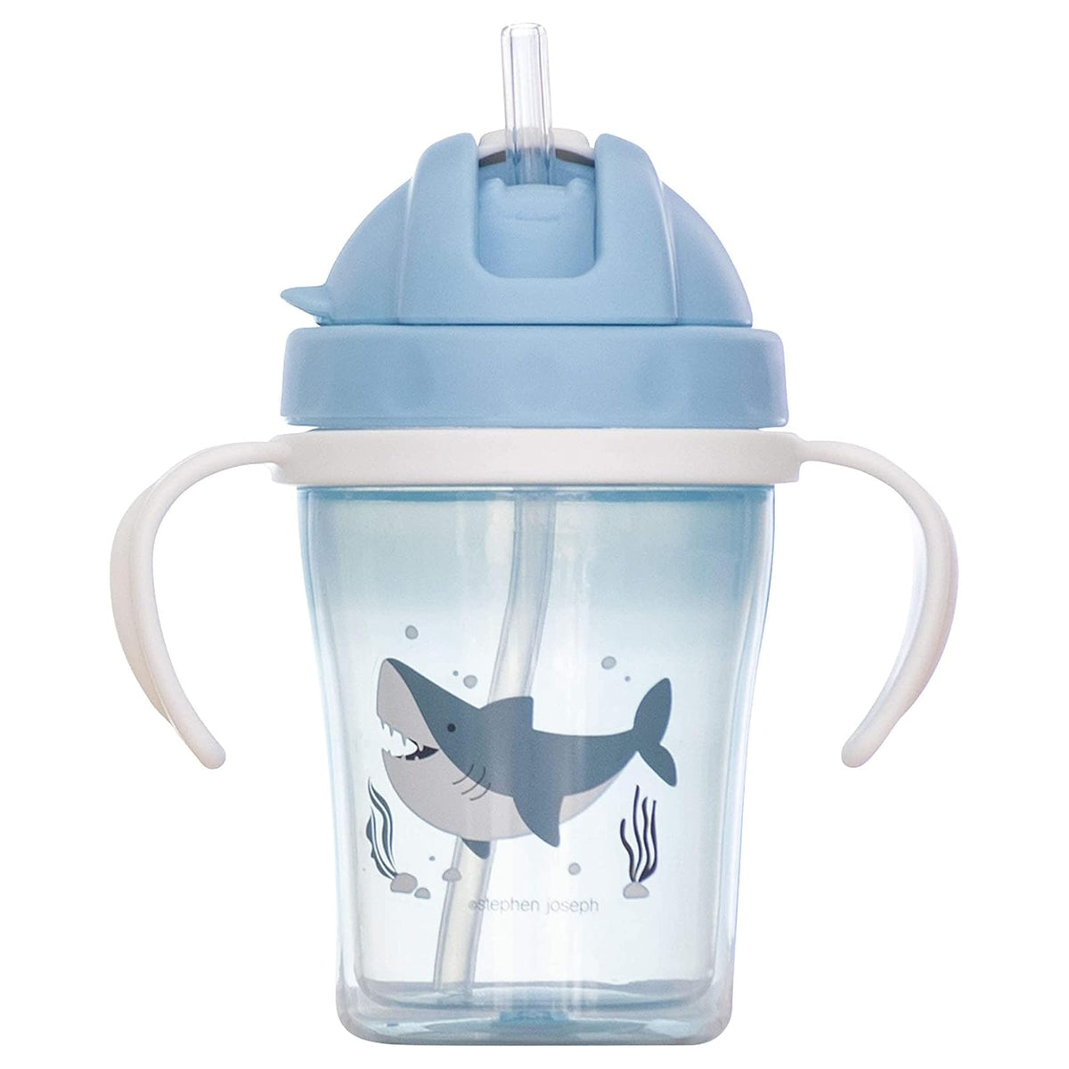 Stephen Joseph Straw Cups, Shark, One Size