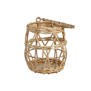 Mud Pie Candle Holder, 5" x 4 1/2", Beige