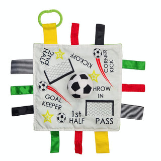 The Learning Lovey Toys And Games, 10x10 Inch (Pack of 1), Soccer 10x10 Plush