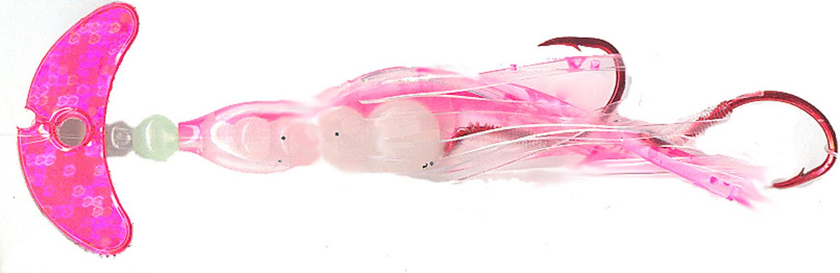 Mack's Lure Fishing Hook, 1 Count, Pink Uv
