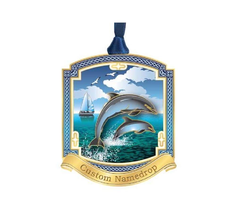 Beacon Design 61229 Jumping Dolphins Hanging Ornament