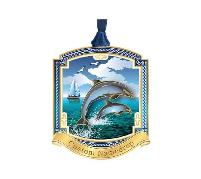 Beacon Design 61229 Jumping Dolphins Hanging Ornament