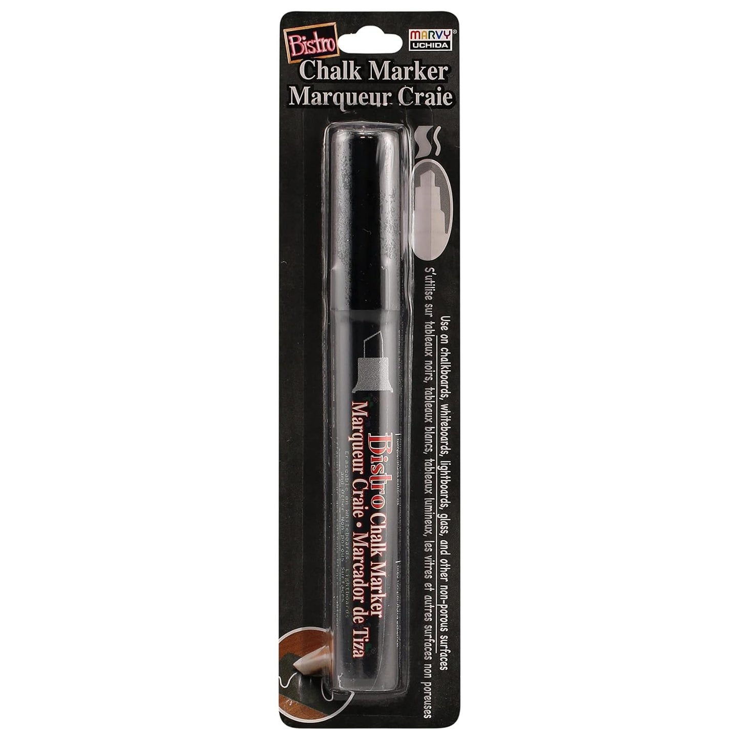 Uchida 483-C-1 Chisel Tip Bistro Chalk Marker, Black