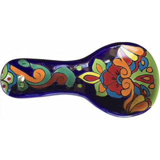 Fine Crafts & Imports Spoon Rest, Ceramic, Rainbow