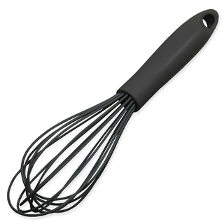 Chef Craft Premium Silicone Wire Cooking Whisk, 10.5 inch, Black