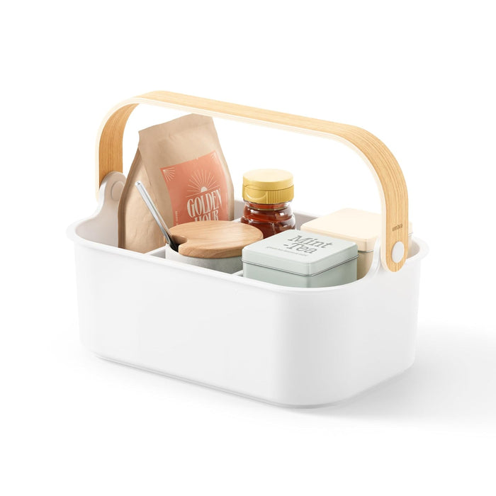 Umbra Bellwood Stackable Bins, Natural/White