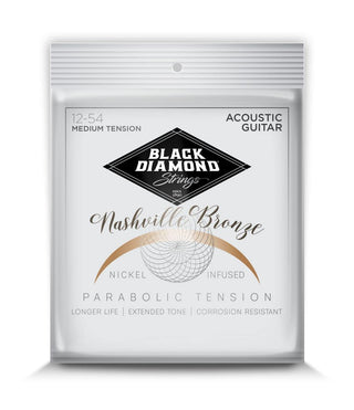 Black Diamond Strings® N600NV Nickel-Infused Nashville Bronze Medium Tension