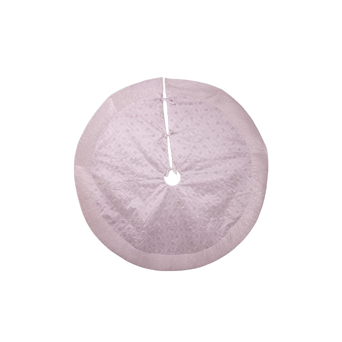 Kurt S. Adler Tree Skirt, 60 Inch, White