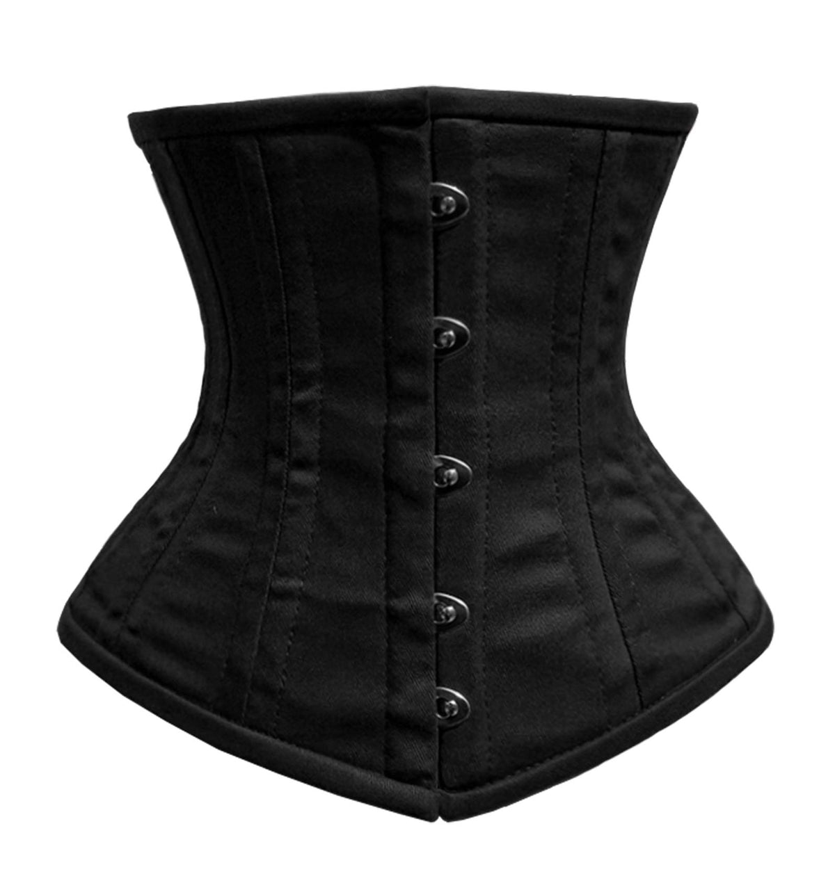 luvsecretlingerie Corset, Small, Black Cotton- (for Normal Or Short Torso-fit We