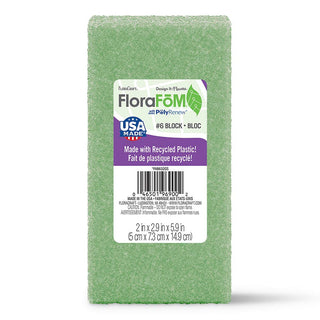 FloraCraft Artificial Plant, 2" x 2.9" x 5.9", Green