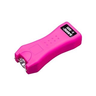 SABRE RED Compact 1.6 µC Stun Gun Flashlight — Emits 1.6 Powerful Pain Inducing Microcoulombs, 120 Lumen LED Flashlight with Belt Holster for Quick Access —Rechargeable and Strength Independently Tested